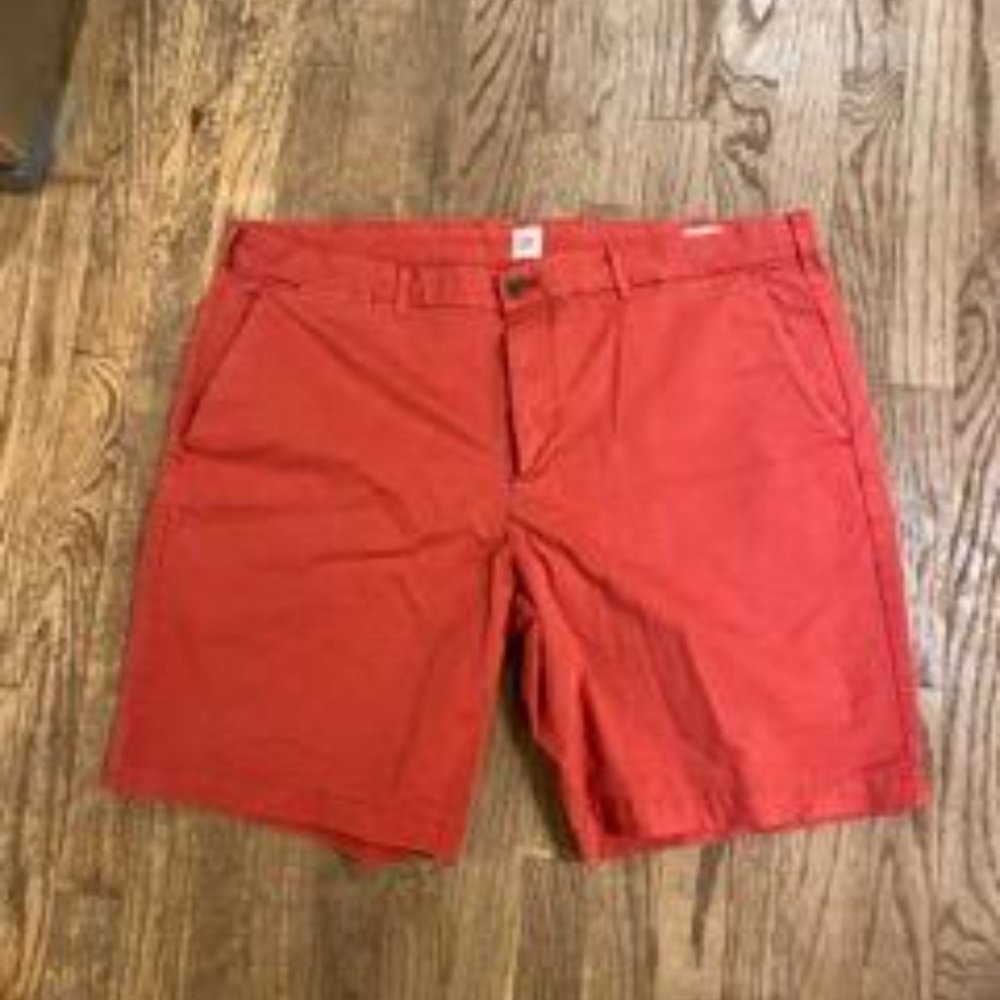 Gap Stretch 10" Men's Flat Front Shorts Red sz 42